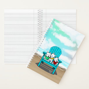 Cuaderno KiniArt Beach Westies