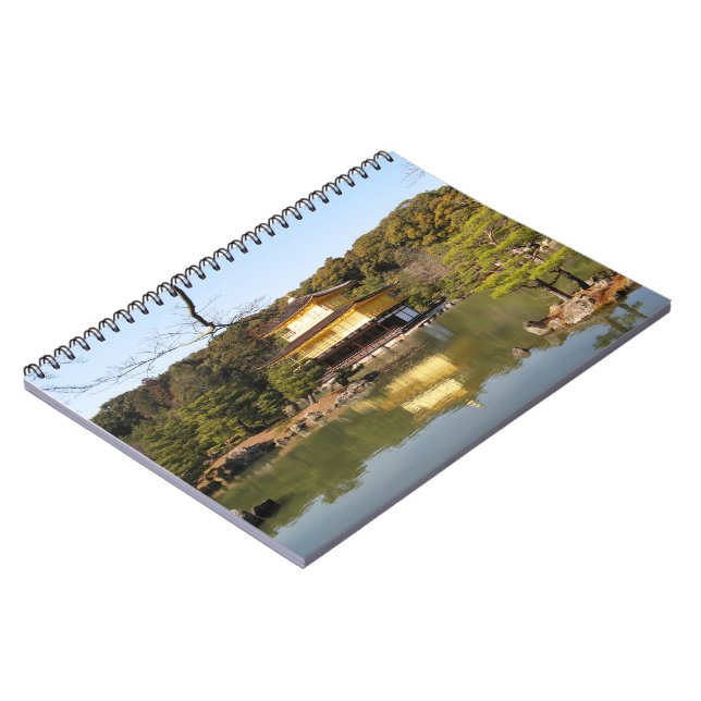Cuaderno Kinkaku-ji 金 閣 寺 Templo del Pabellón de Oro (Lado Izquierdo)