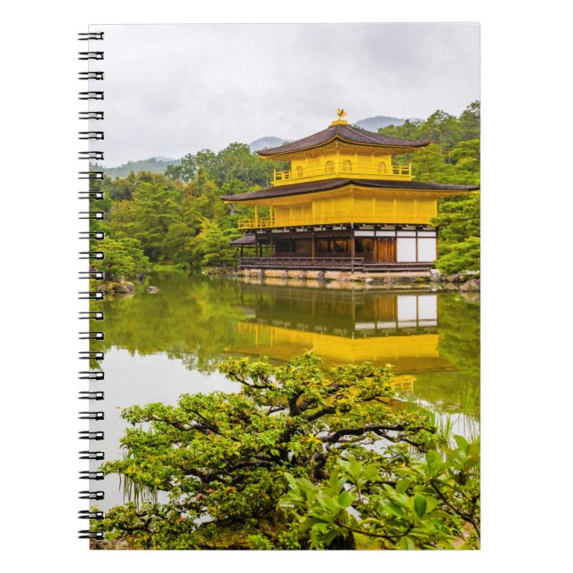 Cuaderno Kinkaku-ji O Pabellón Y Estanques De Oro, Kioto (Frente)
