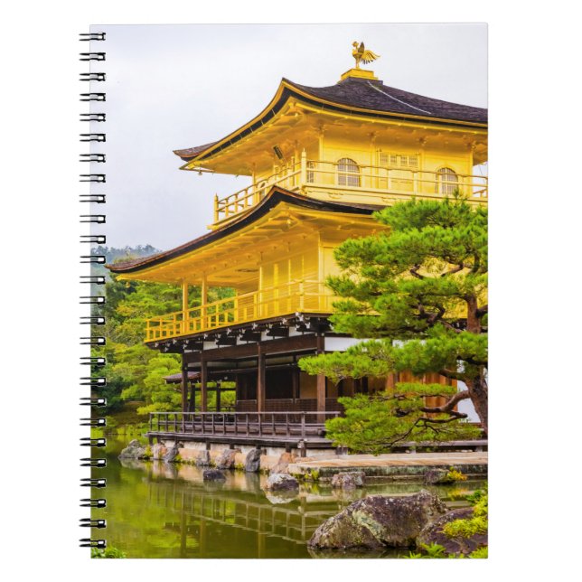 Cuaderno Kinkaku-ji, pabellón dorado, Kioto (Frente)