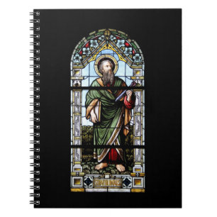 Cuaderno Kirchenfenster Plaffeien Schweiz / Suisse Nootbook