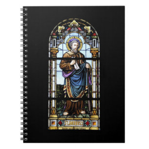 Cuaderno Kirchenfenster Plaffeien Schweiz / Suisse Nootbook