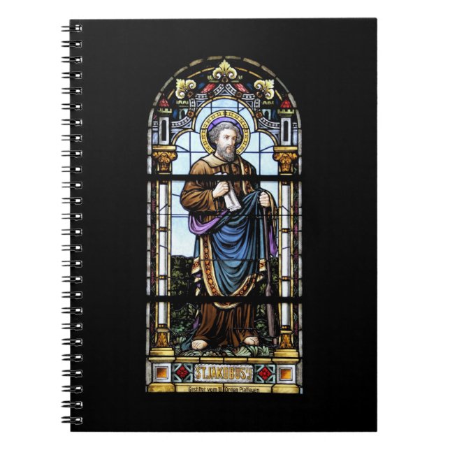 Cuaderno Kirchenfenster Plaffeien Schweiz / Suisse Nootbook (Frente)