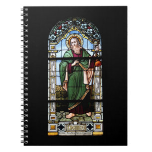 Cuaderno Kirchenfenster Plaffeien Schweiz / Suisse Nootbook