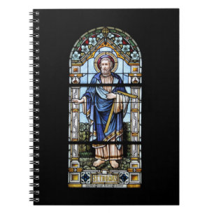 Cuaderno Kirchenfenster Plaffeien Schweiz / Suisse Nootbook