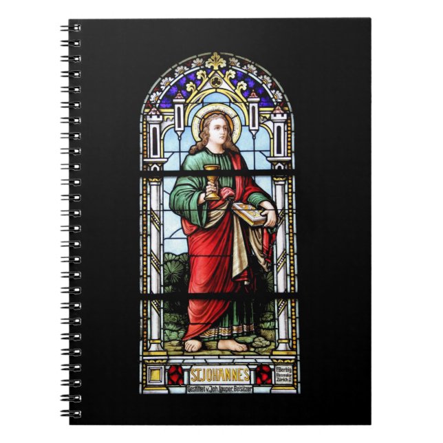 Cuaderno Kirchenfenster Plaffeien Schweiz / Suisse Nootbook (Frente)