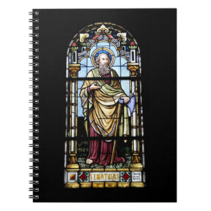 Cuaderno Kirchenfenster Plaffeien Schweiz / Suisse Nootbook