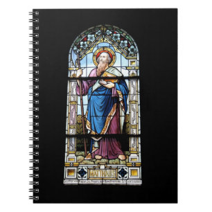 Cuaderno Kirchenfenster Plaffeien Schweiz / Suisse Nootbook