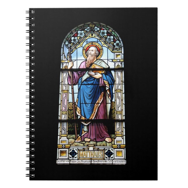 Cuaderno Kirchenfenster Plaffeien Schweiz / Suisse Nootbook (Frente)