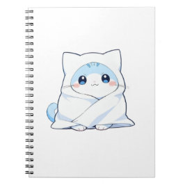 Cuaderno Kit de manta acogedora gatito kawaii Diseño de gat