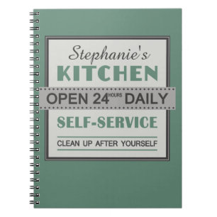 Cuaderno Kitchen – custom name – notebook