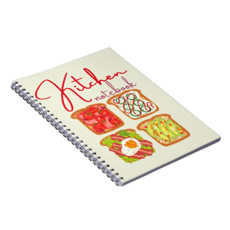 Cuaderno Kitchen Notebook for Home Cooking and Recipe
