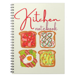 Cuaderno Kitchen Notebook for Home Cooking and Recipe 