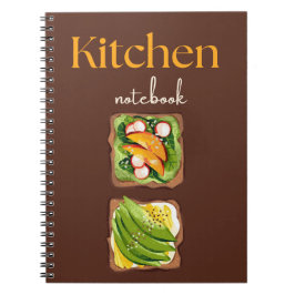Cuaderno Kitchen Notebook for Recipes, Notes and Meal Plann