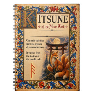 Cuaderno Kitsune, Arte de Bestiario Medieval