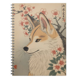 Cuaderno Kitsune & cherry blossom