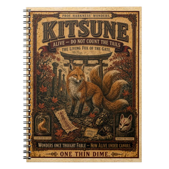 Cuaderno Kitsune, Monstruo de Circo Antiguo (Frente)