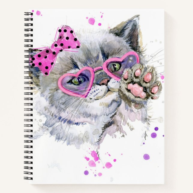 Cuaderno Kitten color de agua dulce (Anverso)