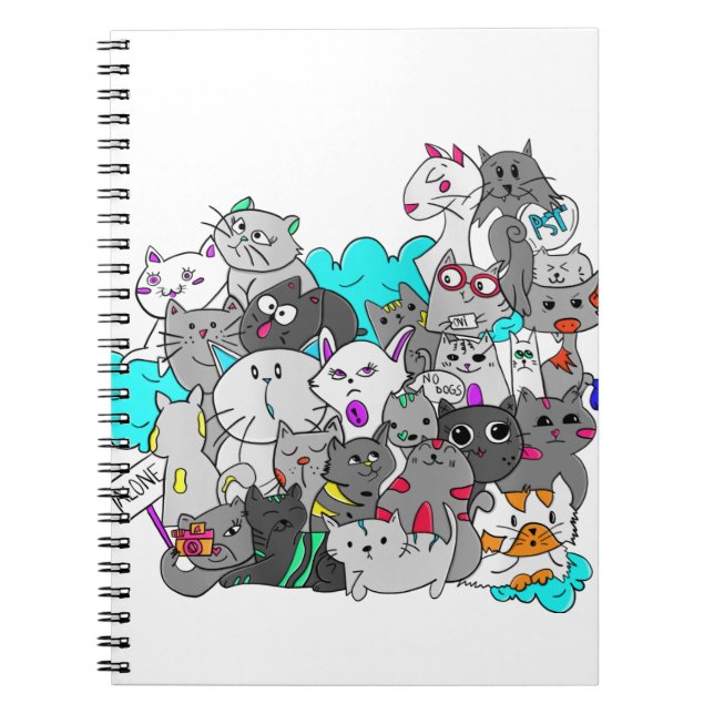 Cuaderno Kitten Mashup (Frente)