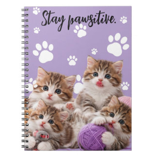 Cuaderno Kitten Stay Pawsitive