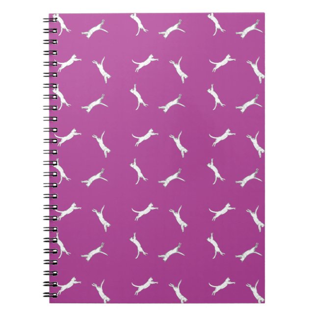 Cuaderno kittyrun magenta (Frente)