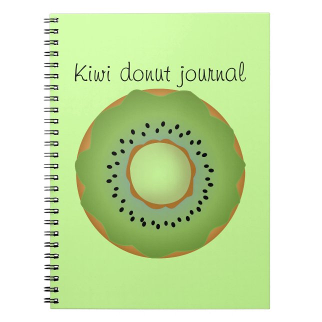 Cuaderno kiwi donut (Frente)