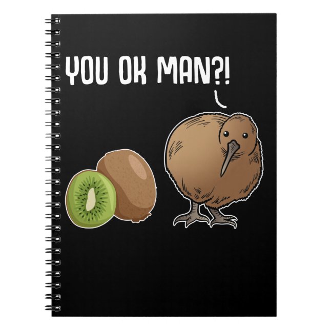 Cuaderno Kiwi Joke Bird Fruit Animal Kiwi (Frente)