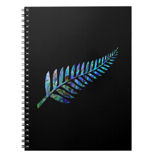 CUADERNO KIWI NEW ZEALAND FERN PAUA (Frente)