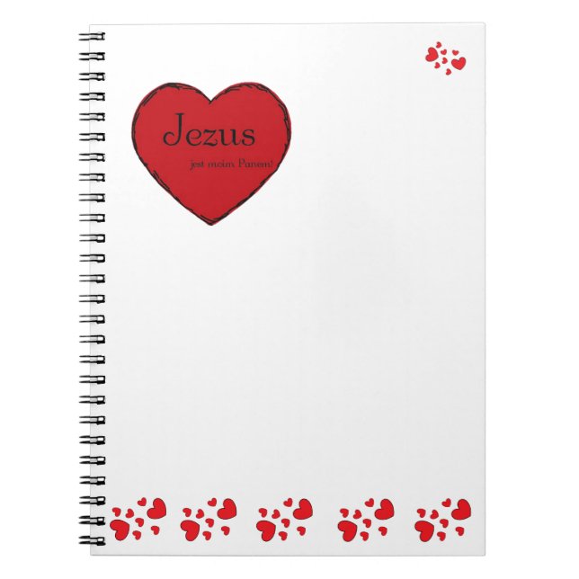 Cuaderno Klasyczny spiralny notatnik Jezus jest moim Panem! (Frente)