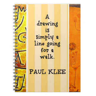 Cuaderno Klee - Cita y pinturas