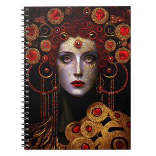 Cuaderno Klimt inspiró a la Reina Diosa en un fantástico bl