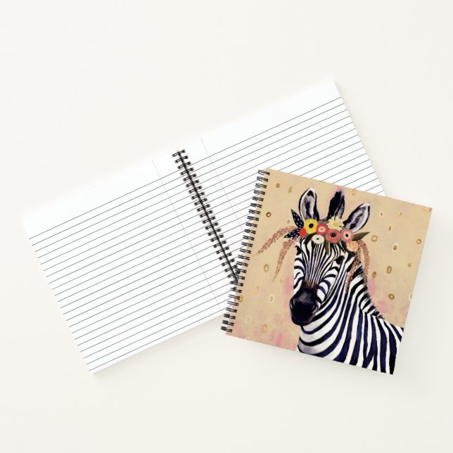 Cuaderno Klimt Zebra | Adornadas En Flores (Interior)