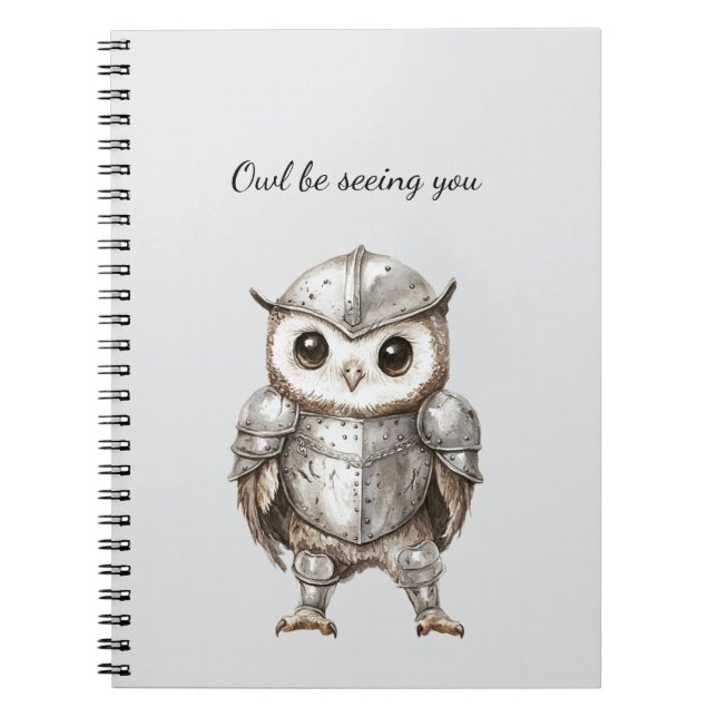 Cuaderno Knight Owl in Shining Armor (Frente)