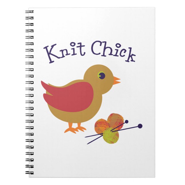 Cuaderno Knit Chick (Frente)