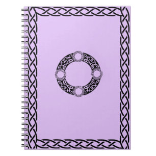 Cuaderno Knot irlandés diseña bloc de notas en espiral
