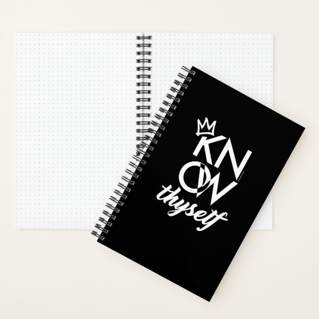 Cuaderno KNOW THYSELF: Obsidian Strategy Journal (Interior)