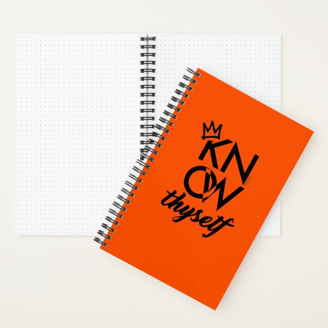 Cuaderno KNOW THYSELF Tactical Journal | Int Orange (Interior)
