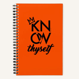 Cuaderno KNOW THYSELF Tactical Journal | Int Orange
