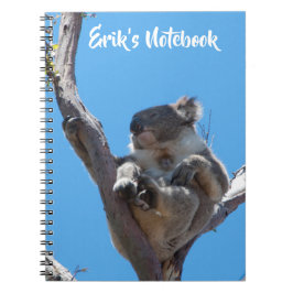 Cuaderno Koala Adorable Durmiendo en un Árbol Australia