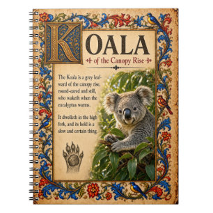 Cuaderno Koala, Arte de Bestiario Medieval