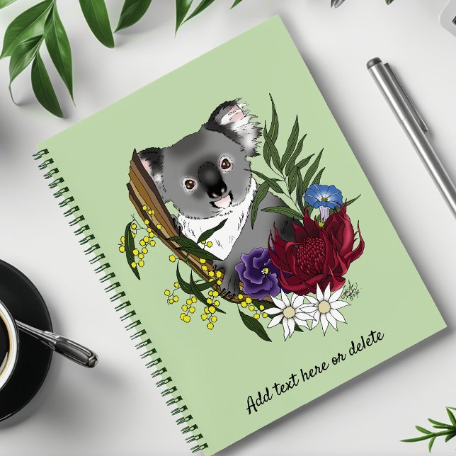 Cuaderno Koala Bear Green (Subido por el creador)