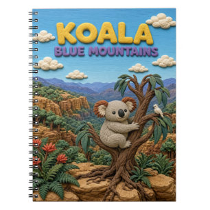 Cuaderno Koala Blue Mountains Moderno KlayKoo