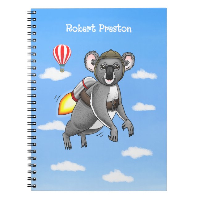 Cuaderno Koala Cohete (Frente)