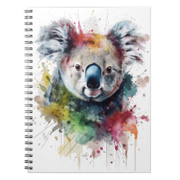 Cuaderno Koala Colorido: una ilustración vibrante