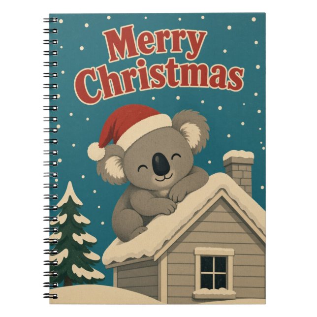 Cuaderno Koala Navidad Techo Animal Navidad (Frente)