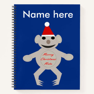 Cuaderno Koala, Navidades australianos, lleva un bloc de no