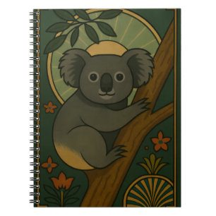 Cuaderno Koala ornamental en Mandala Botánica