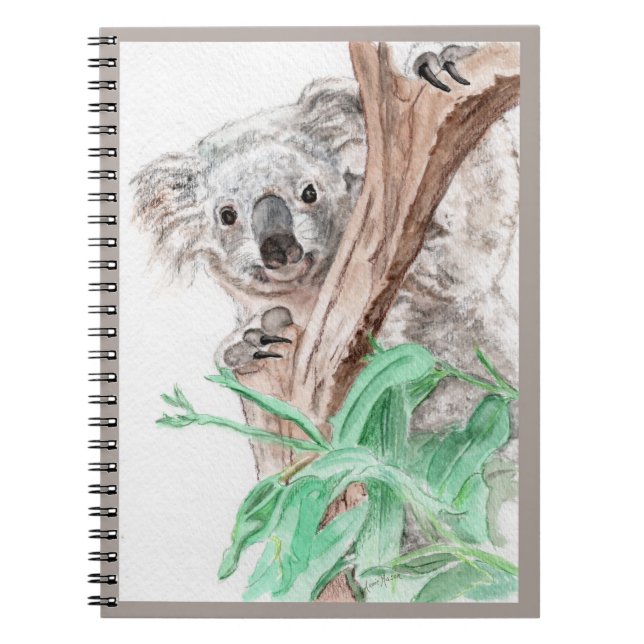 Cuaderno Koala, Peek-a-Boo (Frente)