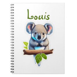Cuaderno Koalabär auf Bambus