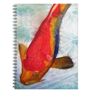 Cuaderno Kohaku Koi arte acuático japonés de peces